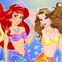 Free online html5 games - Princess Undersea Party game 