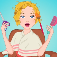 Free online html5 games - Cinderella Hair Salon Dis game 