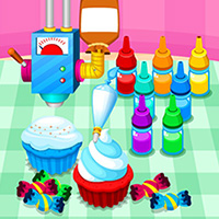 Free online html5 games - Cooking colorful cupcakes game 