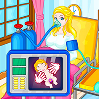 Free online html5 games - Pregnant mommy emergency game 