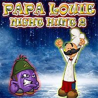 Free online html5 games - Papa Louie Night Hunt 2 game 