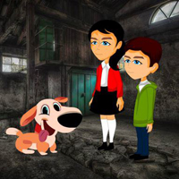 Free online html5 games - Sibilings Seeking The Puppy game 