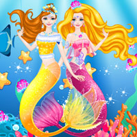 Free online html5 games - Mermaids Makeover Salon game 