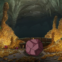 Free online html5 games - Honey Golden Cave Escape game 