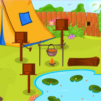 Free online html5 games - Escape From Backcountry Camp game 
