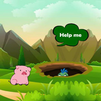 Free online html5 games - Wow Save Fallen Down Peacock game 