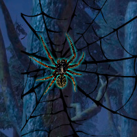 Free online html5 games - Wowescape Black Widow Spider Forest Escape game 