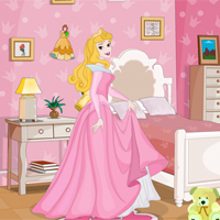Free online html5 games - Princess Aurora Bedroom Decoration game 