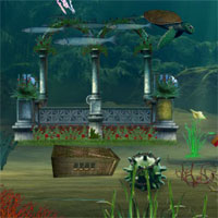 Free online html5 games - FirstEscapeGames Underwater Treasure Escape 3 game 