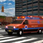 Free online html5 games - Emergency Van 3D Parking game 
