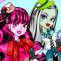 Free online html5 games - Monster High Uniform Glam Up game 