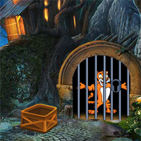 Free online html5 games - Games4King Mighty Tiger Escape game - Games2rule 