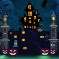 Free online html5 games - ZooZooGames Halloween Trick Or Treat Escape game 