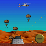 Free online html5 games - Paratroopers game 
