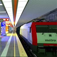 Free online html5 games - Getaway Subway Train game 