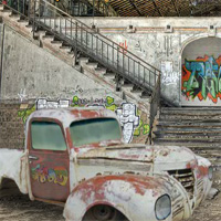 Free online html5 games - Dilapidated Workshop Escape FirstEscapeGames game 