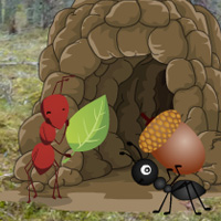 Free online html5 games - Wowescape Ant Hill Forest Escape game - Games2rule 