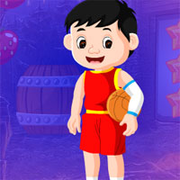 Free online html5 games - G4K Handsome Basketball Player Escape  game 