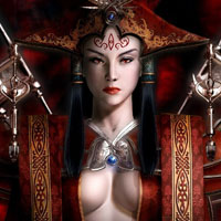 Free online html5 games - Queen Fantasy-Hidden Stars game 