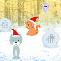Free online html5 games - Wowescape Escape Game Cats Christmas game 