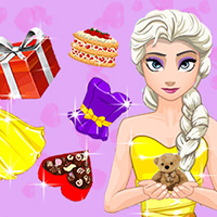 Free online html5 games - Elsa And Valentine's Day game 