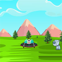 Free online html5 games - Robot Spaceship Escape game - Games2rule 