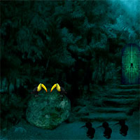 Free online html5 games - 8b Spooky Forest Escape game - Games2rule 