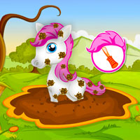 Free online html5 games - White Pony Adventure game 