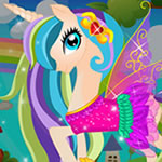 Free online html5 games - Fairy Pony Care game 