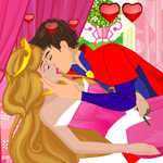 Free online html5 games - Kiss Sleeping Beauty game 