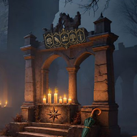 Free online html5 escape games - Moonlit Town Escape