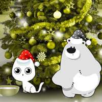 Free online html5 games - Christmas Ornament Forest Escape game - Games2rule 