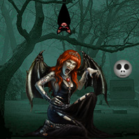Free online html5 games - Big Vampire Land Escape game - Games2rule 