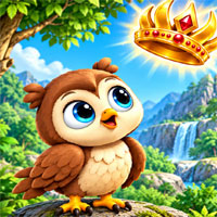 Free online html5 escape games - Help the Owl Find Its Crown
