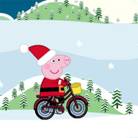 Free online html5 games - Peppa Pig Christmas Delivery game 