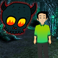 Free online html5 games - Little Boy Ghost Forest Escape game - Games2rule 