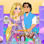 Free online html5 games - Rapunzel Baby Shower game 