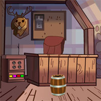 Free online html5 games - Wooden Villa Escape game 