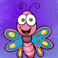 Free online html5 games - G4K Pinky Butterfly Escape  game 