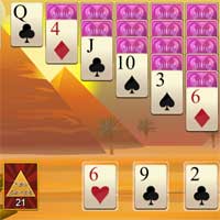 Free online html5 games - Pyramid Klondike SolitaireOnline game 
