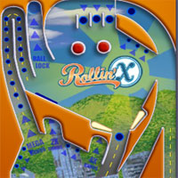 Free online html5 games - Rollin x Pinball game 