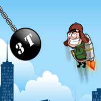 Free online html5 games - Swing Jet Pack game 