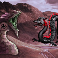 Free online html5 games - Big Dragon Land Escape game - Games2rule 