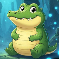 Free online html5 escape games - Small Crocodile Escape