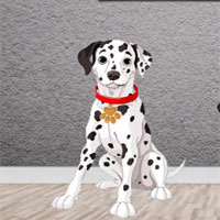 Free online html5 games - 8b Dalmatian House Escape game 