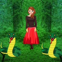 Free online html5 games - Rescue Girl from Snakes game - Games2rule 