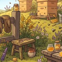 Free online html5 escape games - Honey Garden