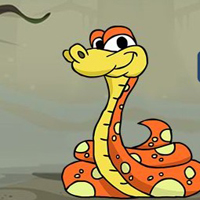 Free online html5 games - Games2Jolly Big Red Snake Escape  game 
