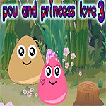 Free online html5 games - Pou And Princess Love 3 game 