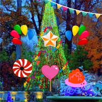 Free online html5 games - New Year Party Garden Escape game - Games2rule 